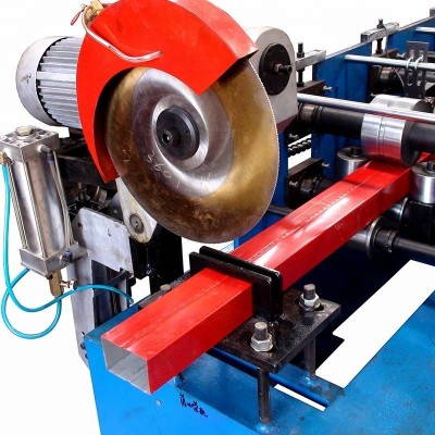 100 75mm square aluminum downpipe forming machine